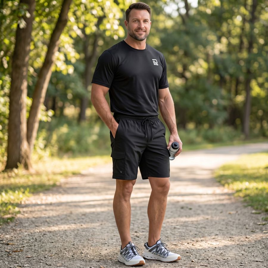 A12054 D555 Dry Wear Crew Neck T-Shirt