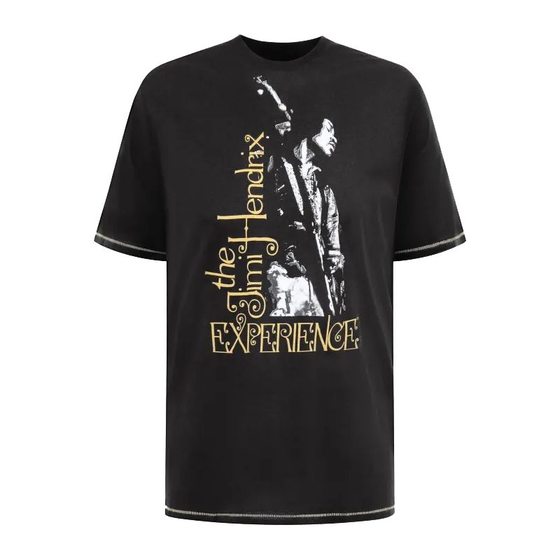 A12055XT Tall Fit D555 Official Jimi Hendrix Printed T-Shirt