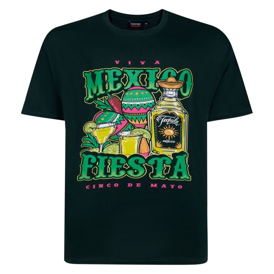 A12063 Espionage Mexico Fiesta Printed T Shirt