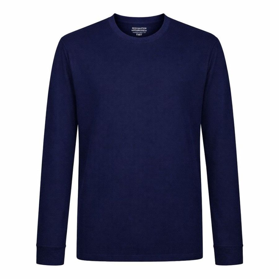 A12070XT Tall Fit Ed Baxter Long Sleeve T-Shirt (Navy)