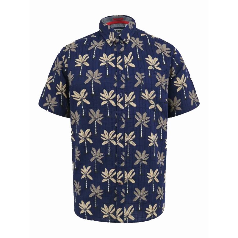 A12073 D555 AO Printed Jacquard Shirt