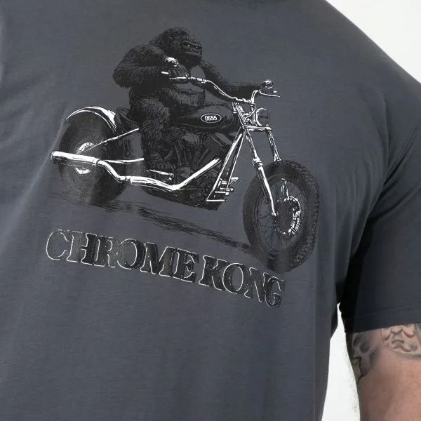 A12075XT Tall Fit D555 Gorilla Biker Printed T-Shirt