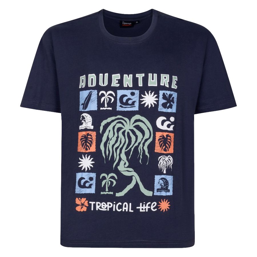 A12079 Espionage Printed T Shirt