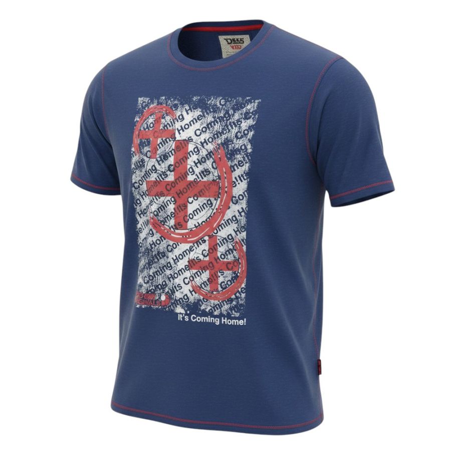 A12089 D555 'It's Coming Home!' Printed Football T-Shirt