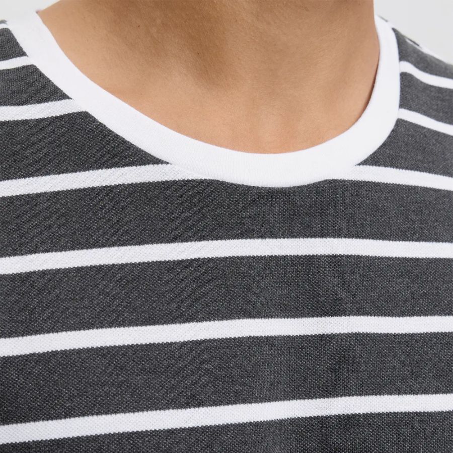 A12094 Jack & Jones Stripe Pique T-Shirt