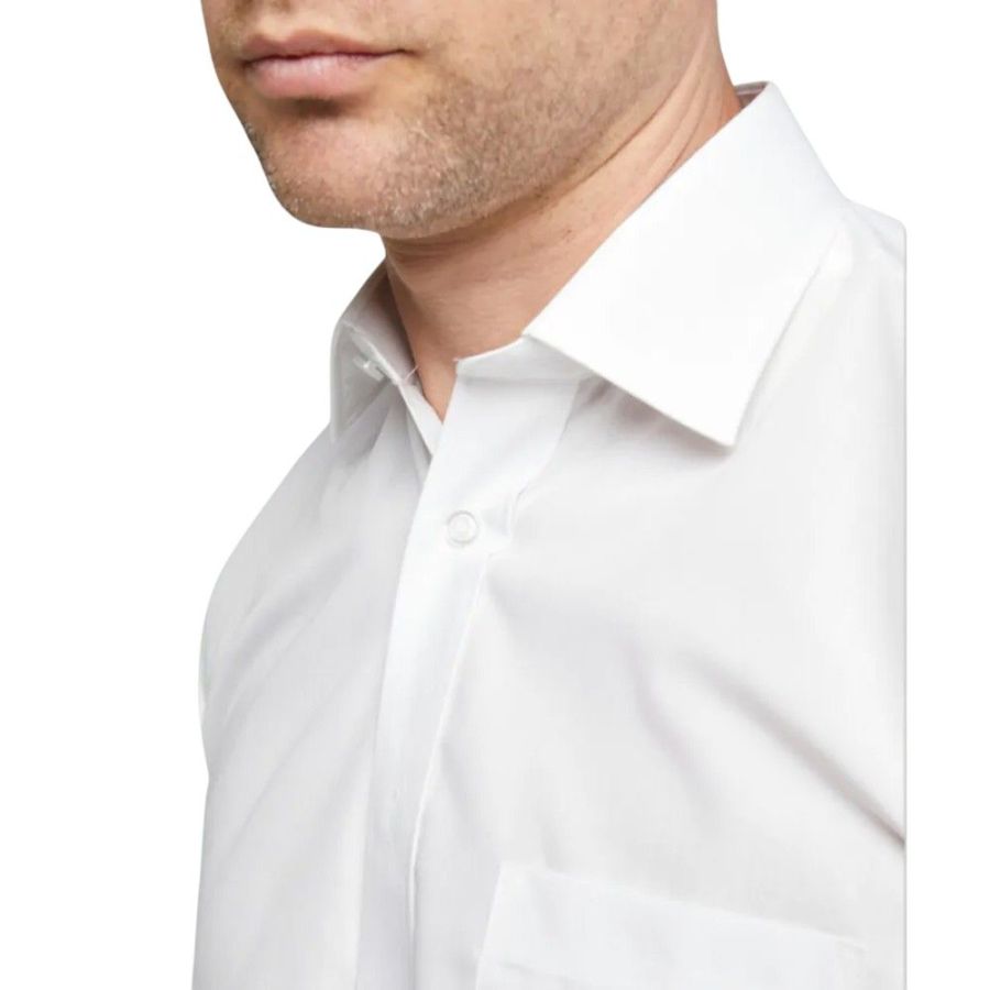 A11490 Double Two Extra Long Body Plain Shirt