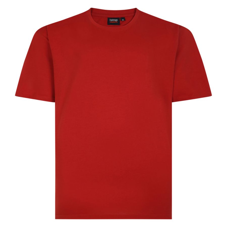 A6931 Espionage Plain Crew Neck T-Shirt (Burnt Orange)