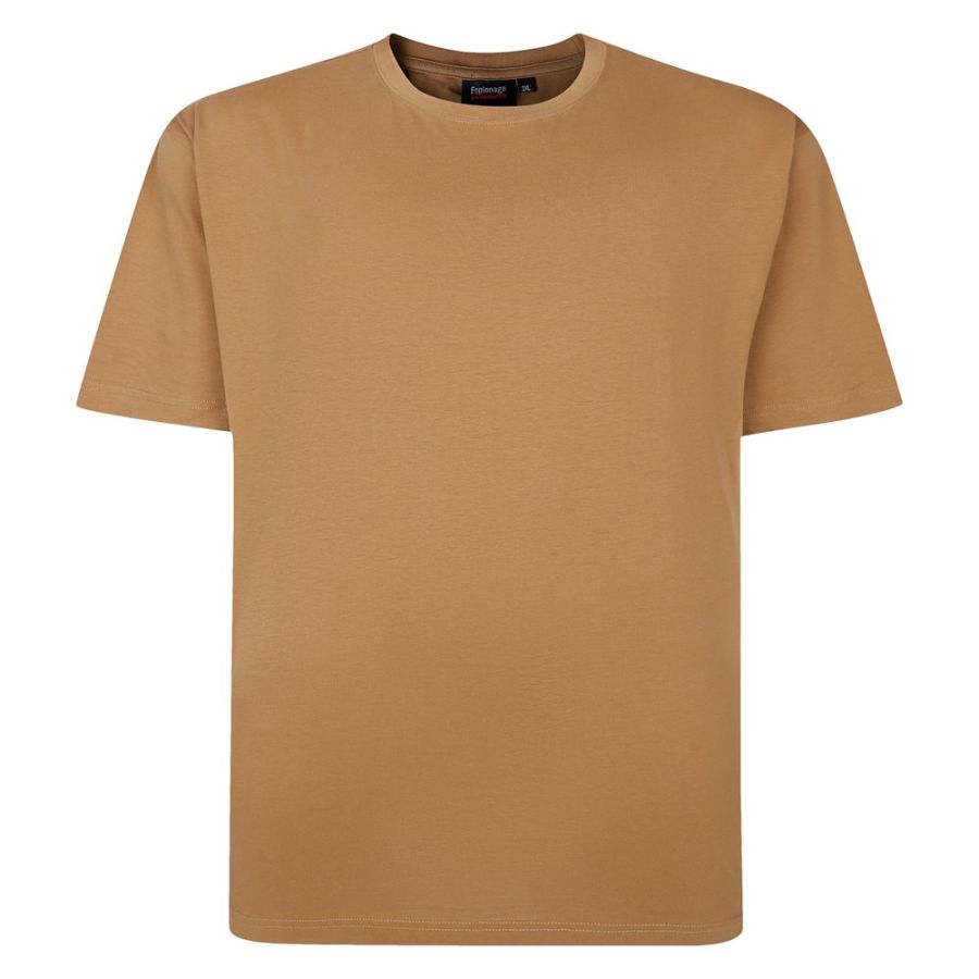 A6931 Espionage Plain Crew Neck T-Shirt (Dark Sand)