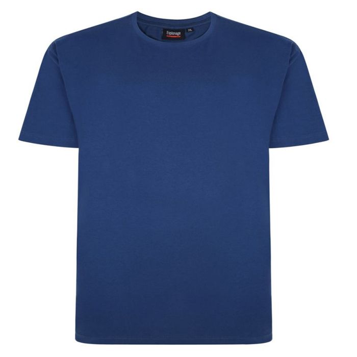 A6931 Espionage Plain Crew Neck T-Shirt (Deep Blue)