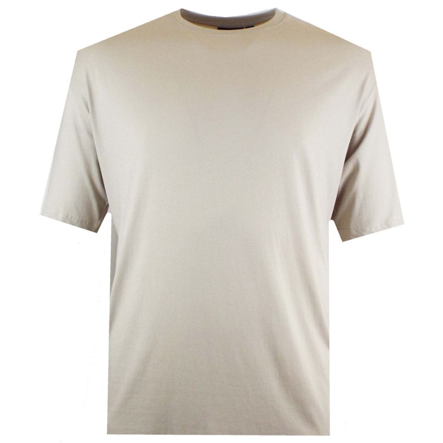 A6931 Espionage Plain Crew Neck T-Shirt (Ecru)
