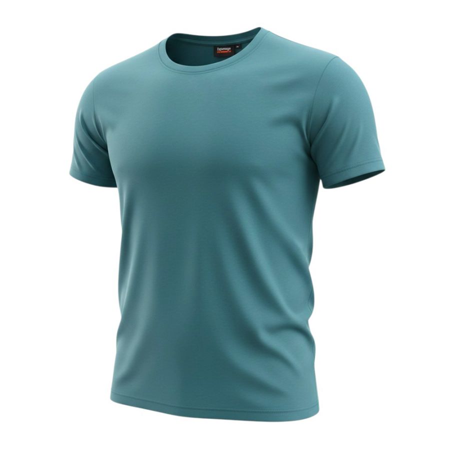 A6931 Espionage Plain Crew Neck T-Shirt (Jade)