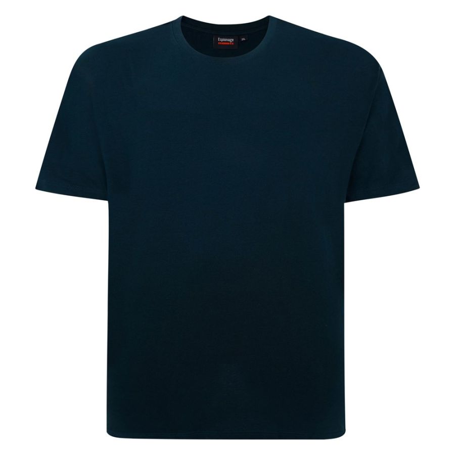 A6931 Espionage Plain Crew Neck T-Shirt (Kingfisher)