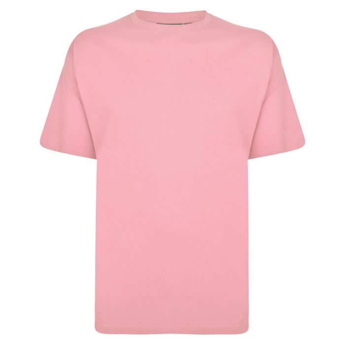 A6931 Espionage Plain Crew Neck T-Shirt (Salmon)