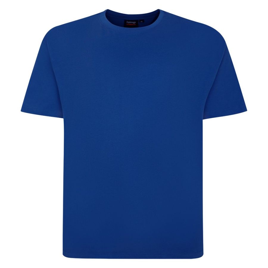 A6931 Espionage Plain Crew Neck T-Shirt (Royal)
