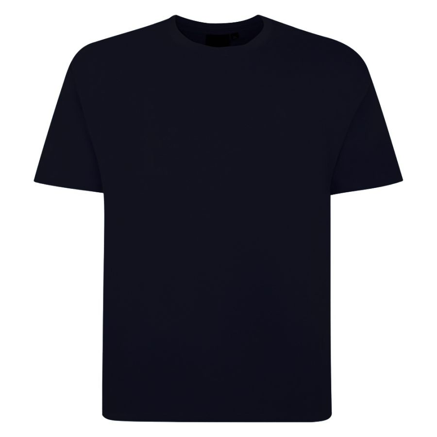 A6931XXT John Banks Plain Crew Neck T-Shirt (Black) 41" Length