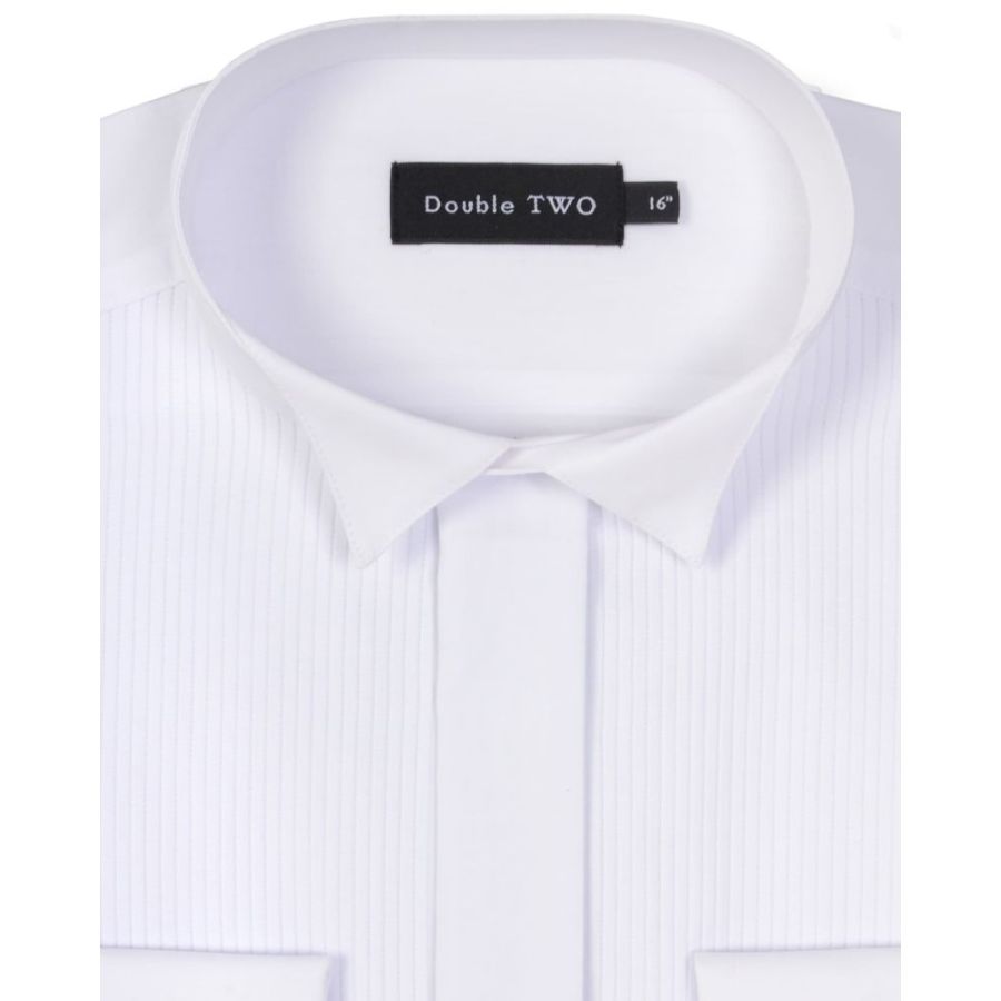 A7276 Double Two Wing Collar Dress Shirt