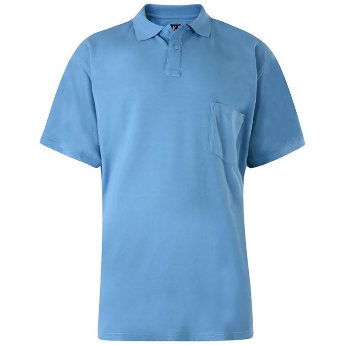 A7805 Plain Polo (Powder Blue)