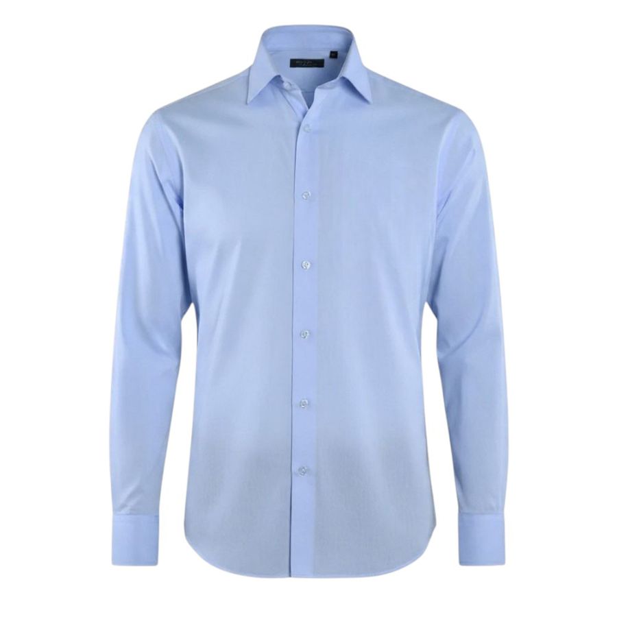 A9001XTS Slim Tall Fit Plain Shirt by Double Two (Sky Blue)