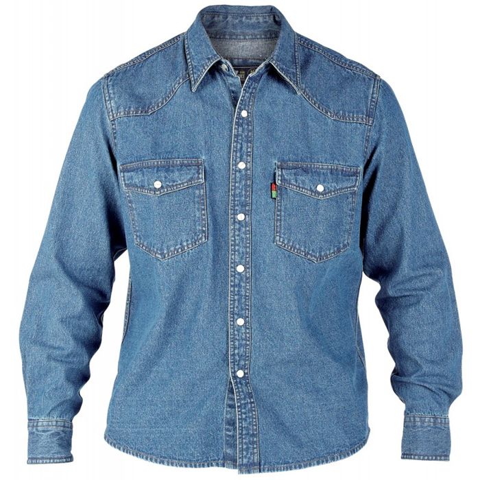 A9059 D555 Denim Shirt (Blue)