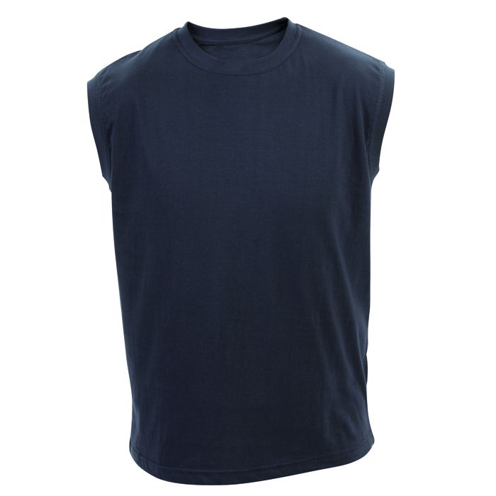 A9445 Espionage Sleeveless T-Shirt (Navy)