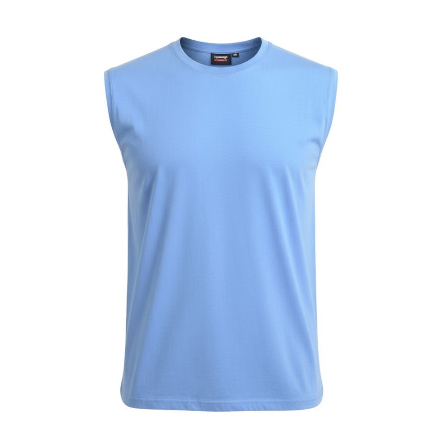A9445 Espionage Sleeveless T-Shirt (Powder Blue)