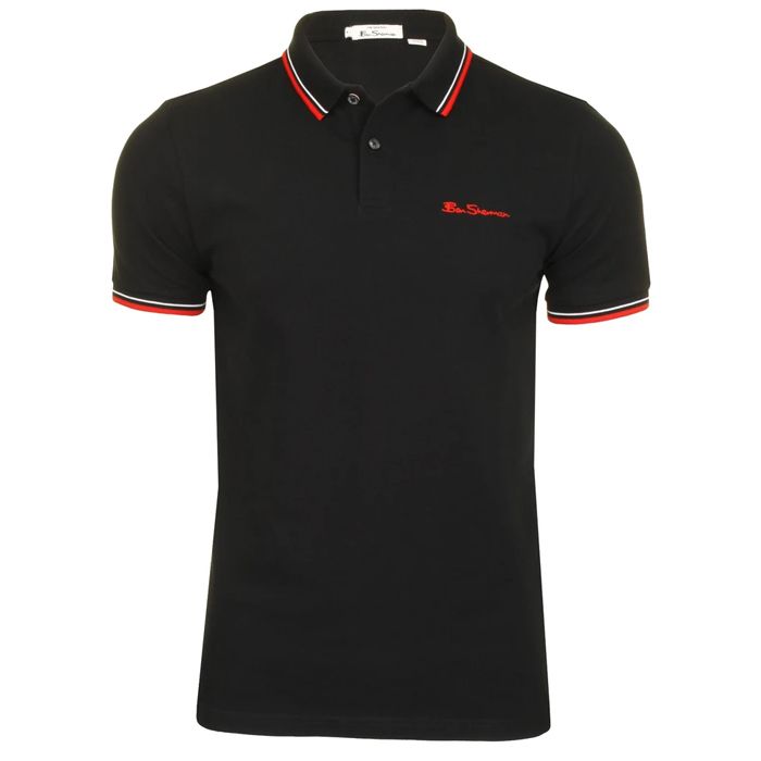 A9649 Ben Sherman Signature Polo Shirt (Black)