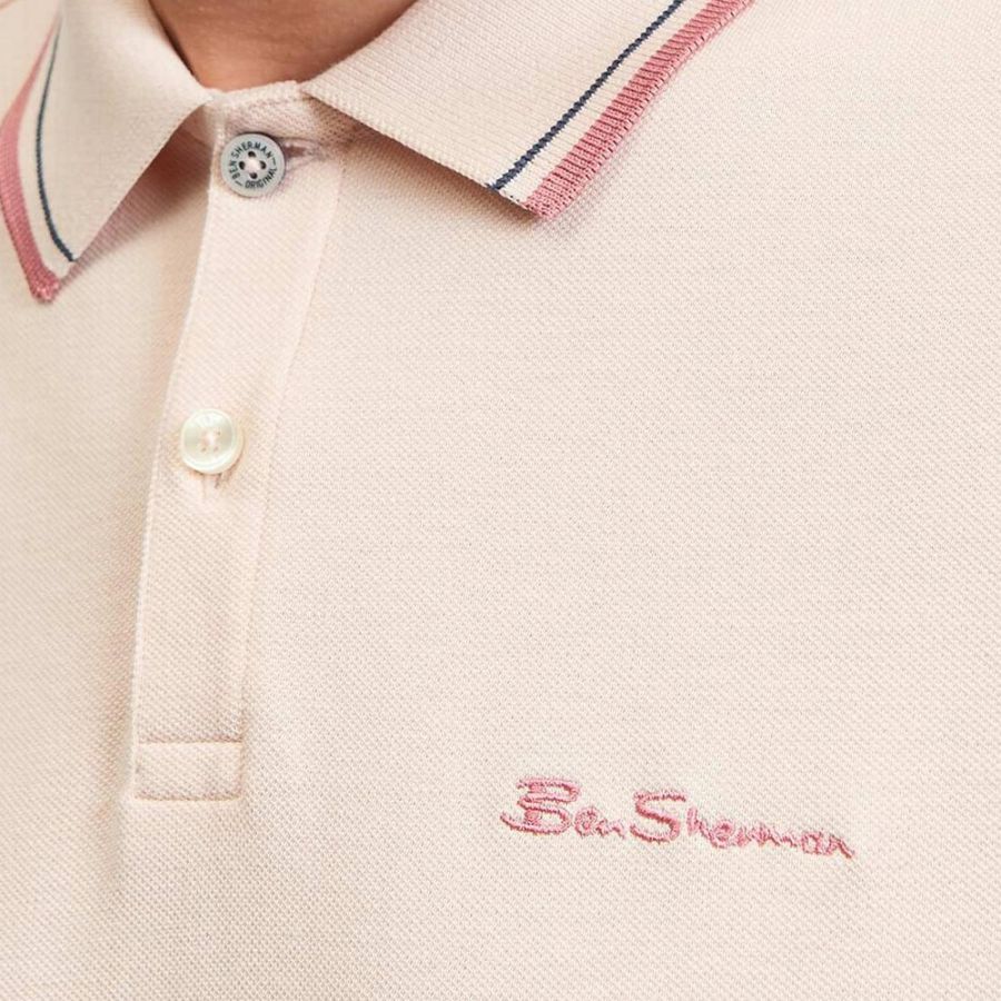 A9649 Ben Sherman Signature Polo Shirt (Blush Pink)