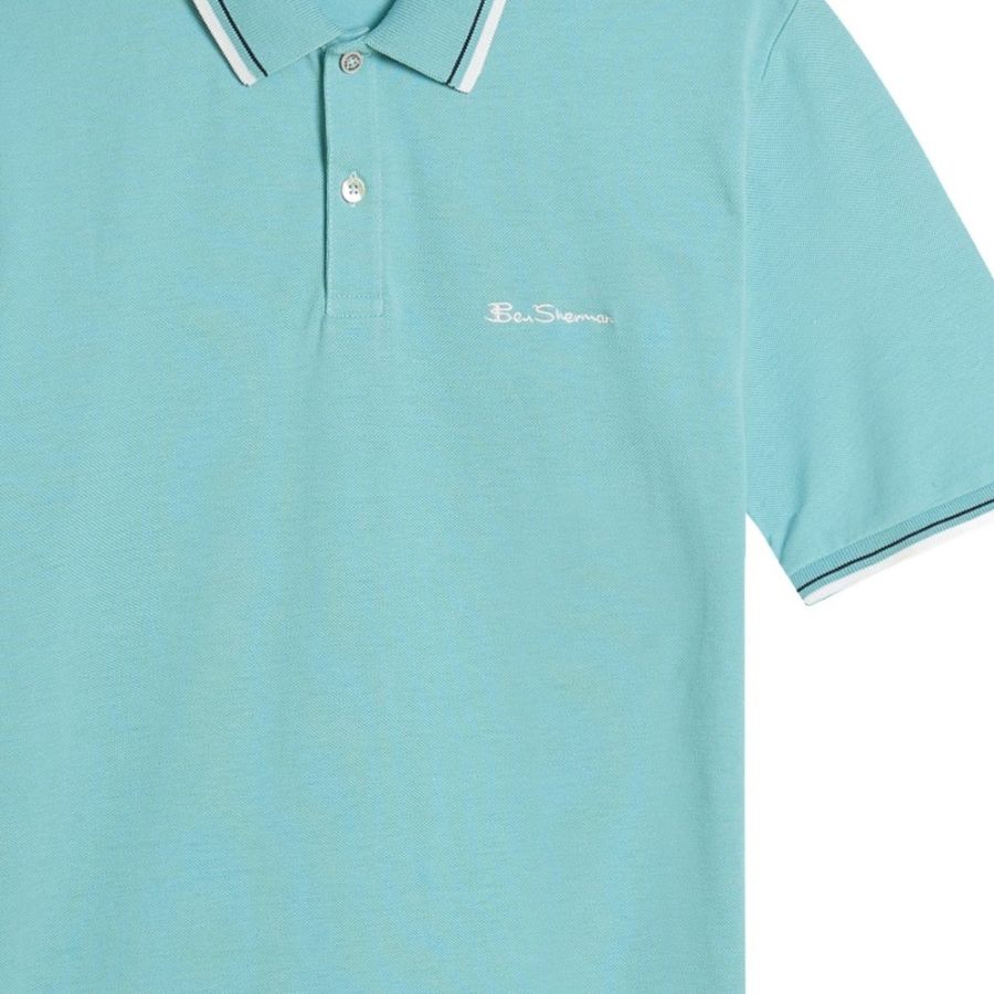 A9649 Ben Sherman Signature Polo Shirt (Turquoise)