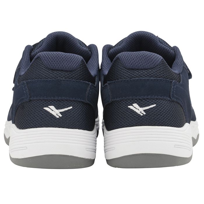 H1454 Gola Belmont Twin Velcro Trainer (Navy) Wide Fitting