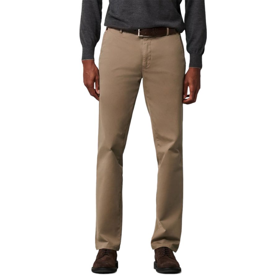 B1066 Meyer Stretch Chino Trouser - Beige