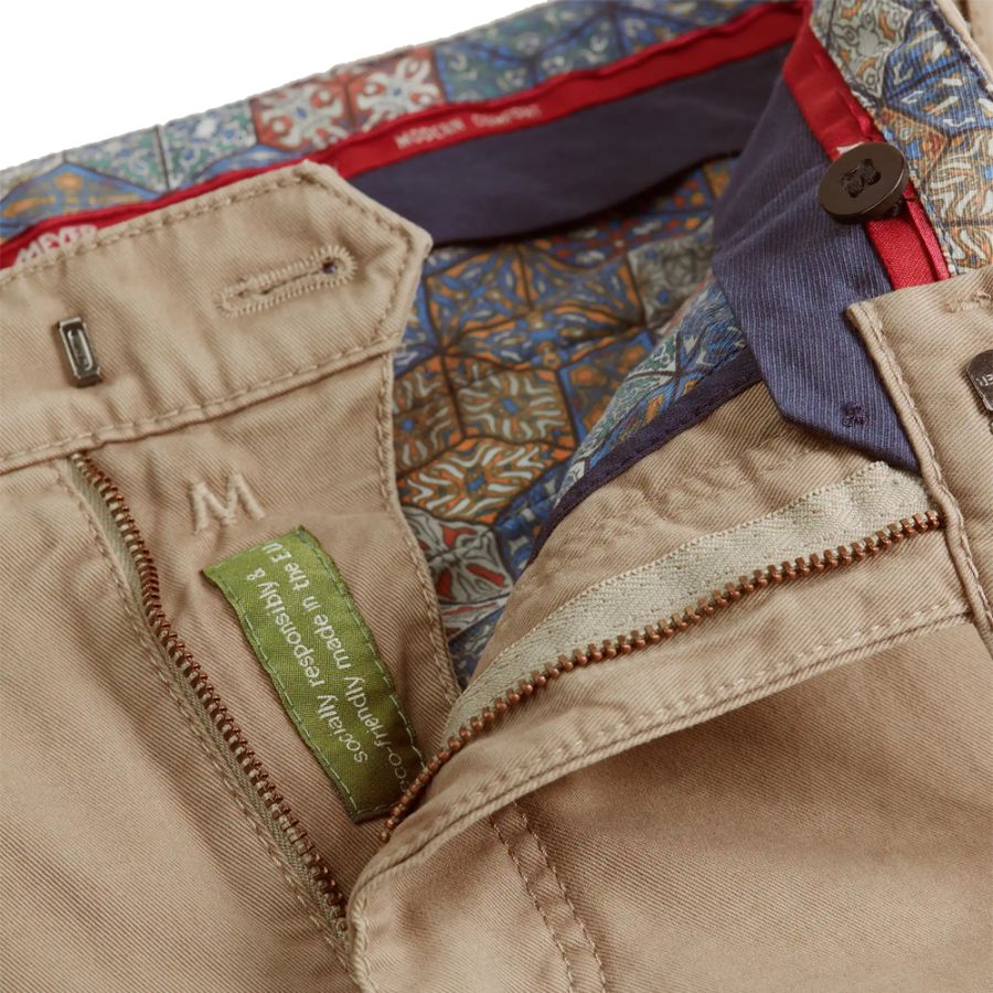 B1066 Meyer Stretch Chino Trouser - Beige