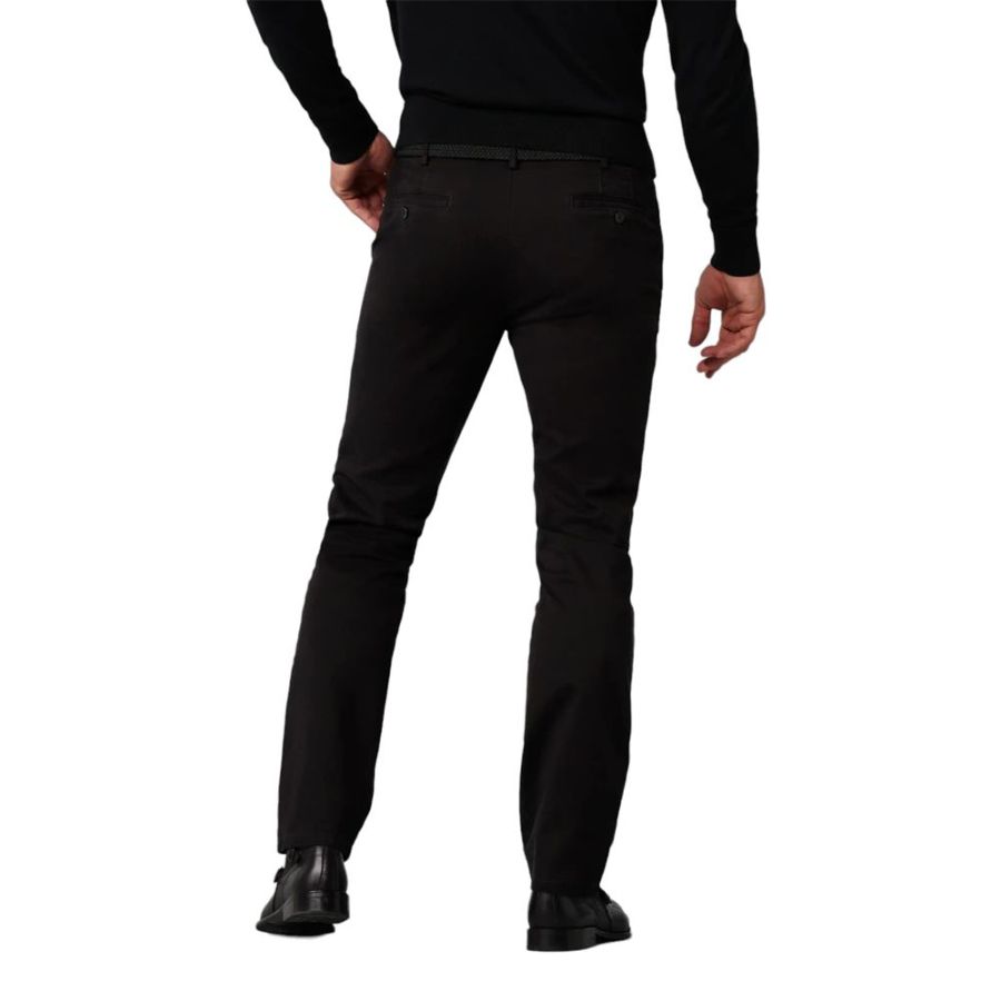 B1066XT Tall Fit Meyer Stretch Chino Trouser (Black)