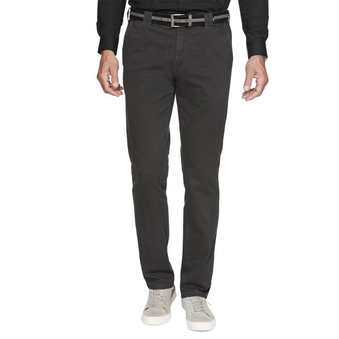 B1066 Meyer Expandable Waist Chino Trouser - Grey