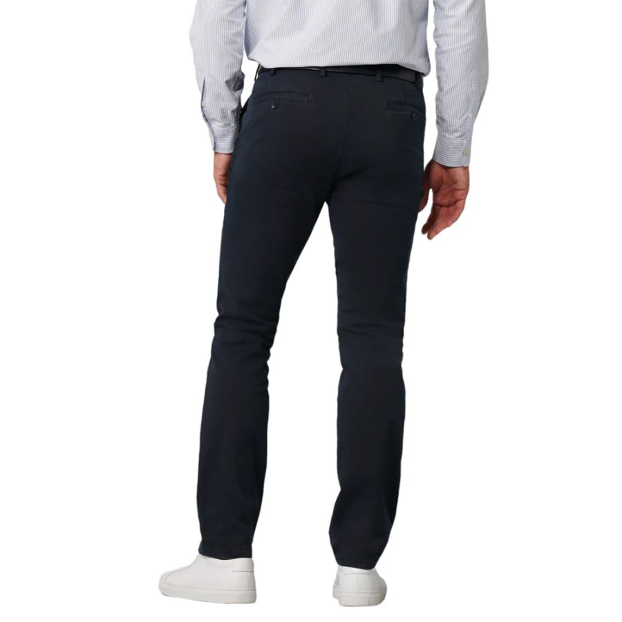 B1066 Meyer Stretch Chino Trouser - Navy
