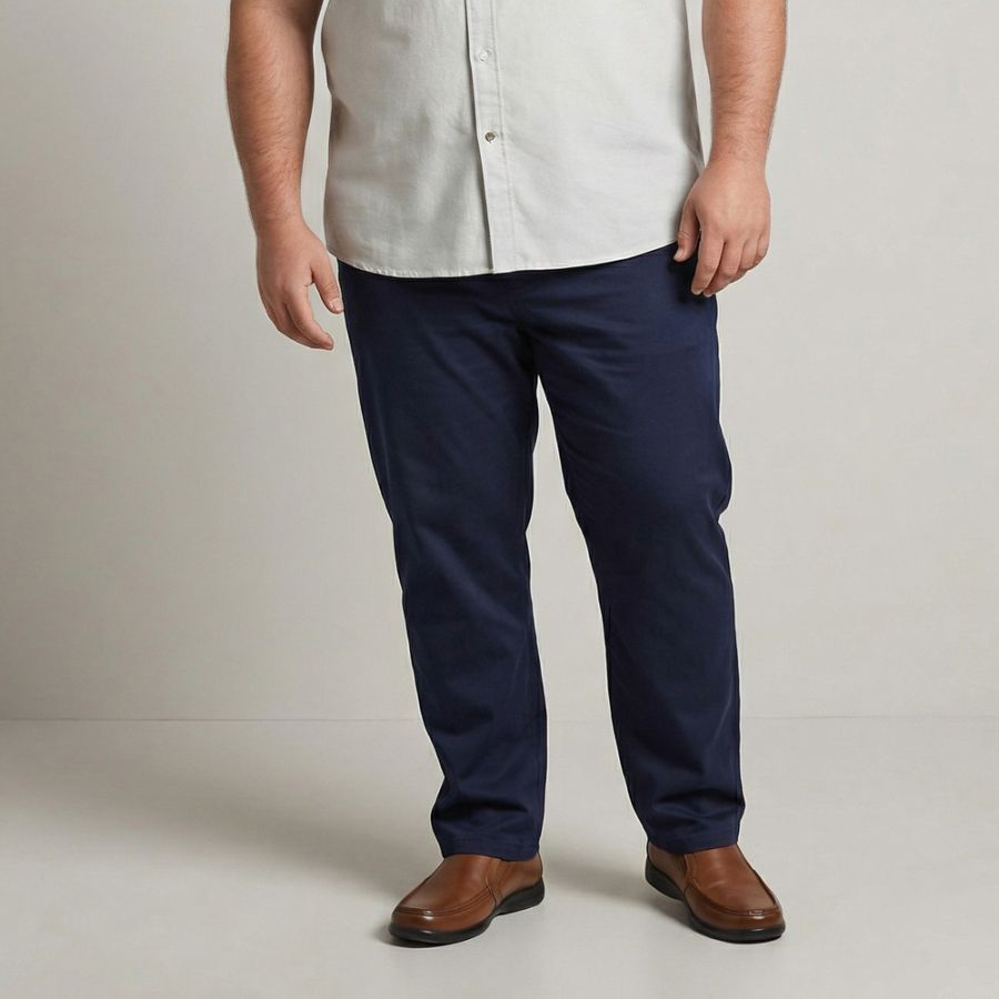 B1073 Exclusive Lymphedema Chino Trouser (Navy)