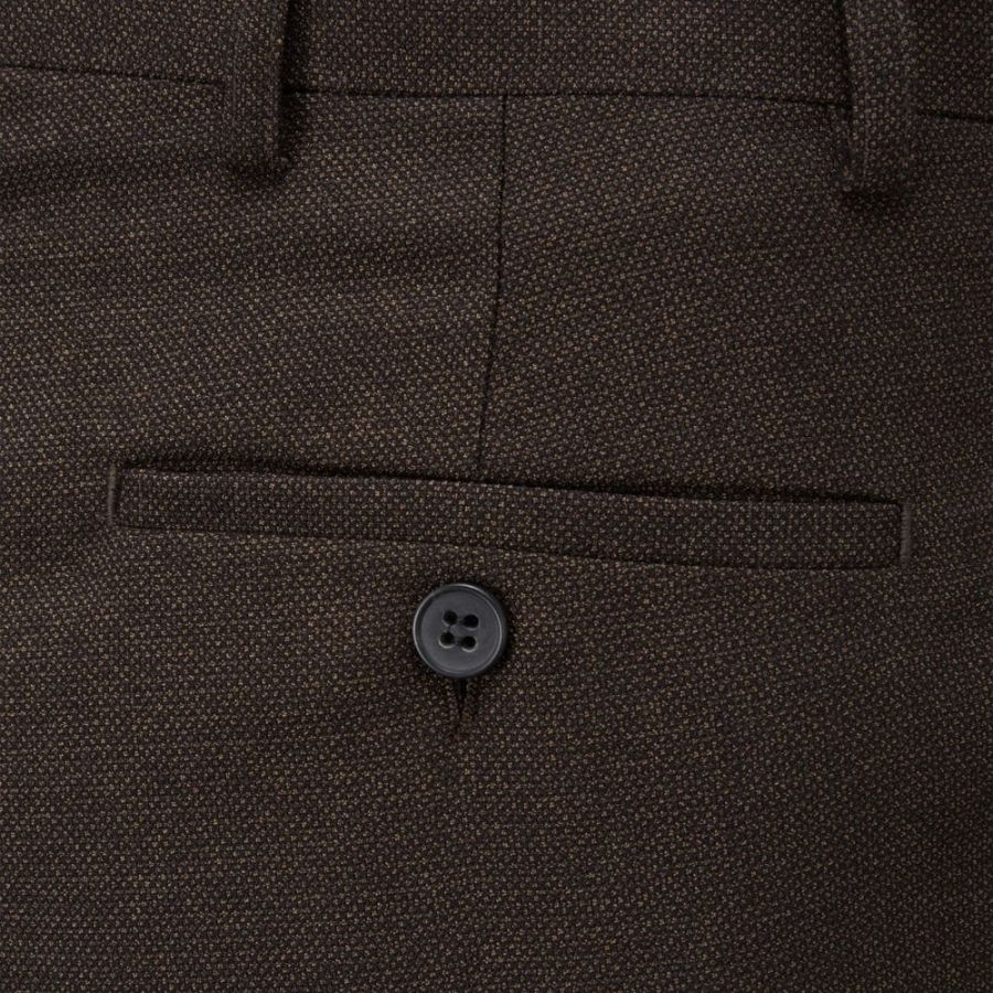 B1083 Skopes Harcourt Brown Tweed Suit Trousers