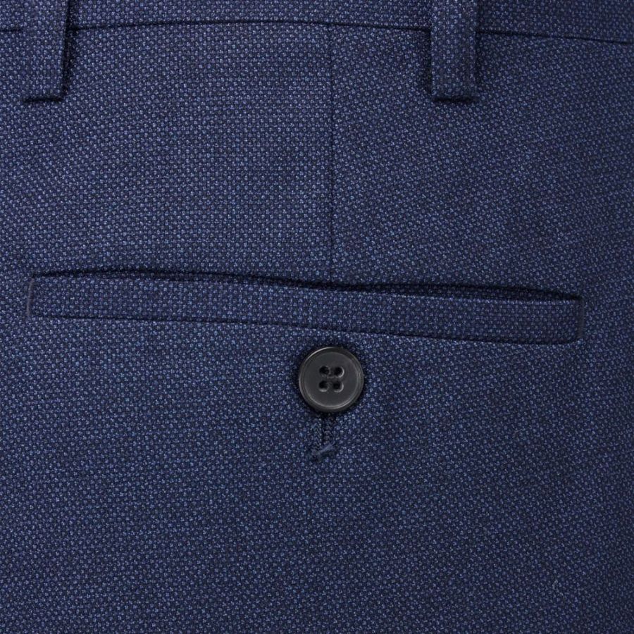 B1083XT Tall Fit Skopes Harcourt Navy Tweed Suit Trousers