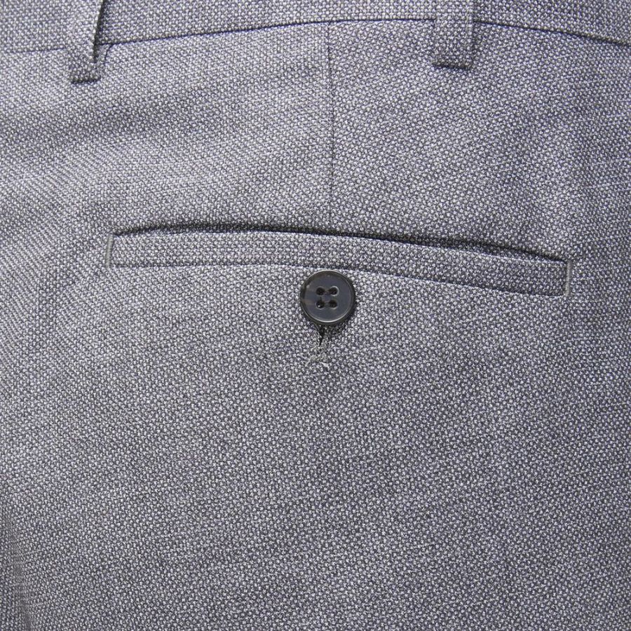 B1083XT Tall Fit Skopes Harcourt Silver Tweed Suit Trousers