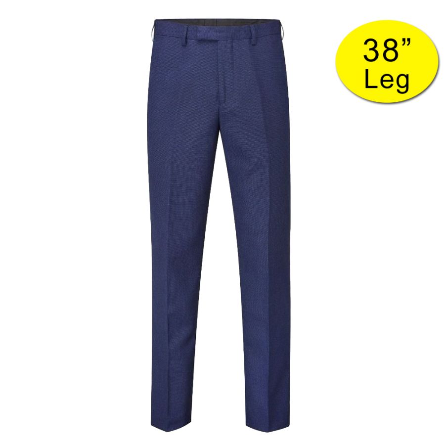 B1083XT Tall Fit Skopes Harcourt Navy Tweed Suit Trousers