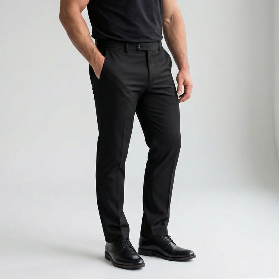 B1096 Farah Roachman 4 Way Stretch Trouser (Black)