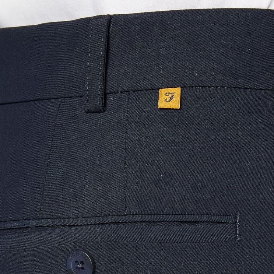 B1096 Farah Roachman 4 Way Stretch Trouser (Navy)