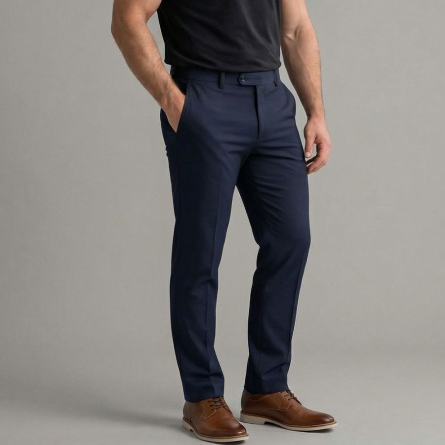 B1096 Farah Roachman 4 Way Stretch Trouser (Navy)