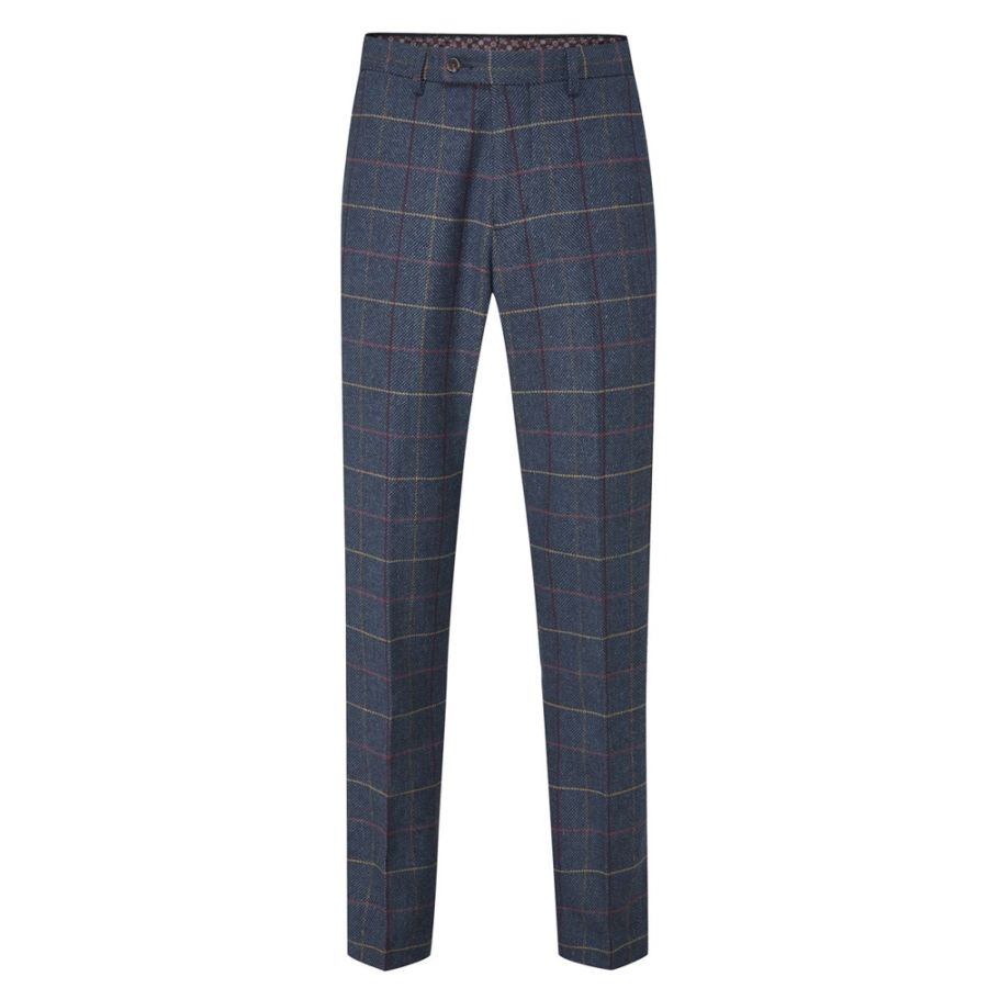 B1117 Skopes Doyle Check Trouser (Navy)