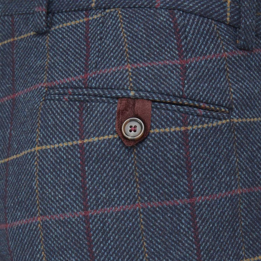B1117 Skopes Doyle Check Trouser (Navy)