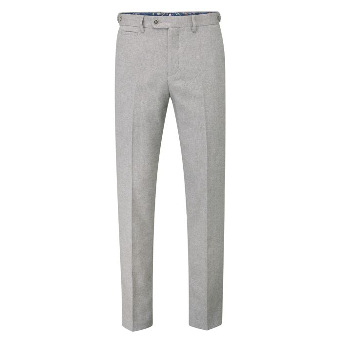 B1133 Skopes Jude Herringbone Tweed Trouser (Stone)