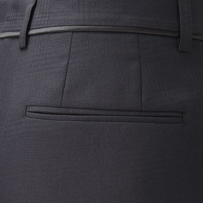 B1137 Skopes Newman Check Dinner Suit Trousers