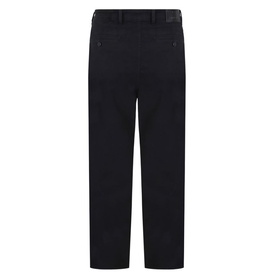 B1151 Kam Stretch Chino Trouser (Black)