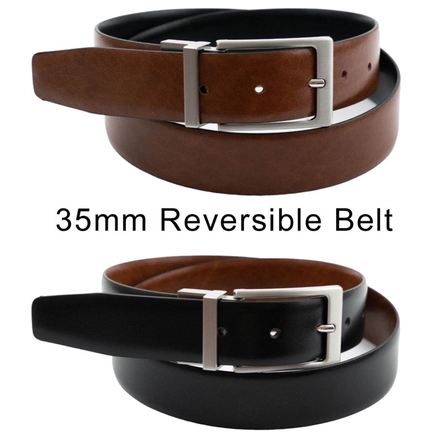 B1162 Ibex Reversible Leather Belt