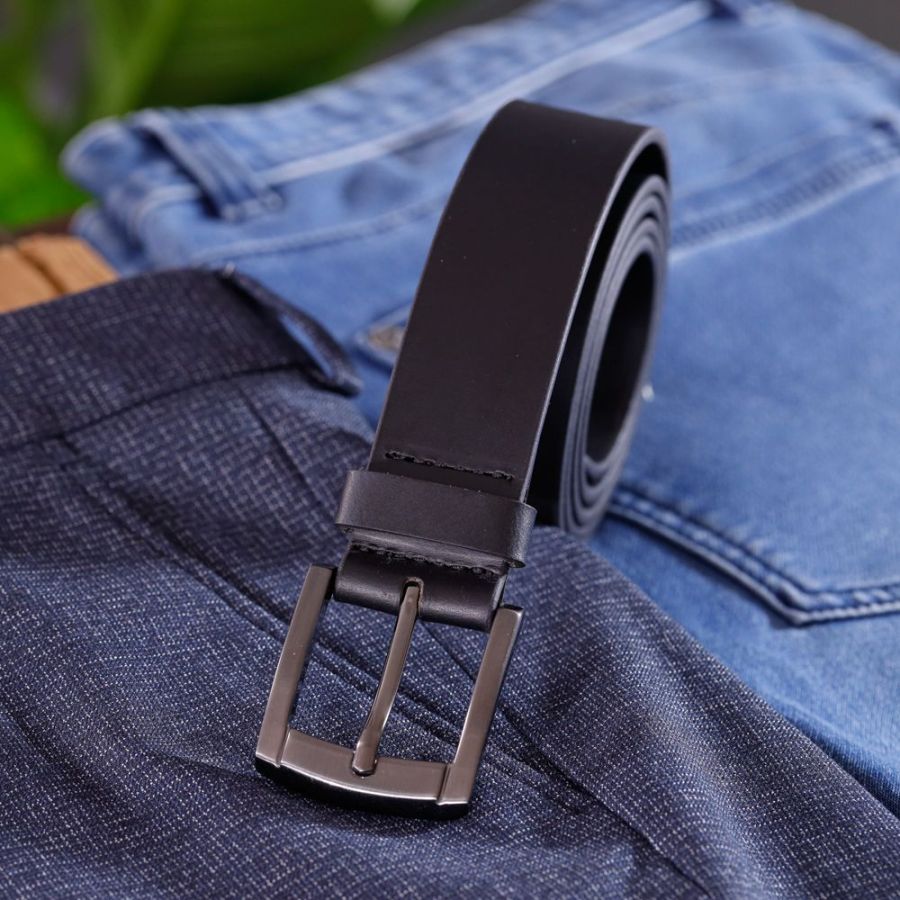 B1163 Charles Smith Leather Belt (Black)