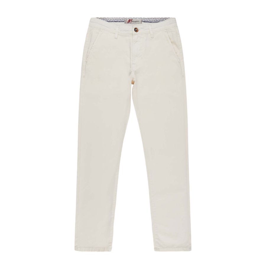 B1173 Mish Mash Stretch Chino Trousers (Ecru)